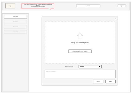 Website wireframe