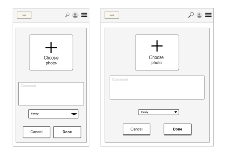 Website wireframe