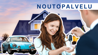 Guy gives car keys to a woman