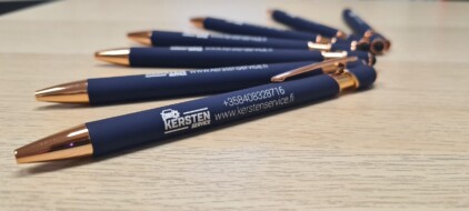 Pens with logos
