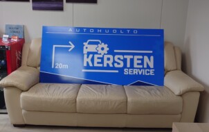 Plastic ad banner